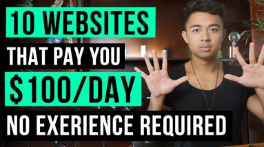 10 Websites That Will Pay You DAILY in 2022! (Easy Work from Home Jobs No Experience.)