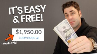 This Is How I Made $1,950 With Affiliate Marketing For FREE! (Full Tutorial Beginners)