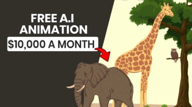 How To Make Money With AI Animation Videos & ChatGPT For Free!