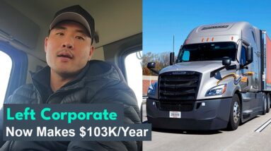 Man Quits His Corporate Job To Become a CDL Truck Driver